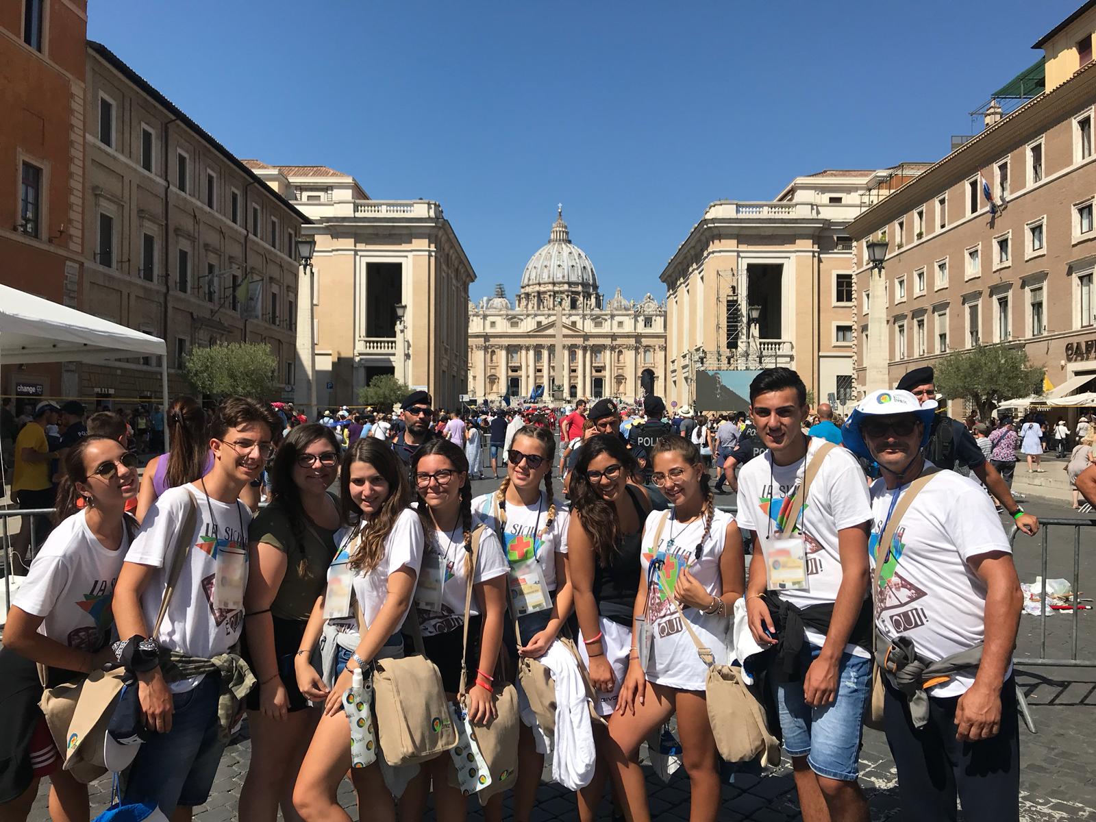 Mazara. I Giovani dell’Azione Cattolica della Parrocchia Sacro Cuore in Santa Maria di Gesù hanno partecipato a Roma al Sinodo Giovani