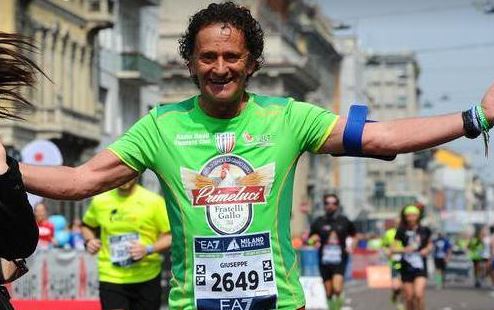 Mazara. L’atleta Pino Pomilia alla mezza maratona di Palermo