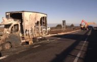 Rapina a portavalori nel Barese con ruspe e mezzi in fiamme. Rubati i soldi delle pensioni