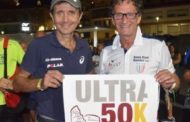 L’atleta Pino Pomilia all’ULTRAMARATONA 50K di Roma