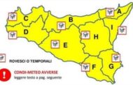 METEO: Avviso di protezione civile per il rischio meteo-idrogeologico e idraulico, valido dalle ore 16 dell'8 novembre alle 24 del 9 novembre