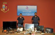 Mazara. la Polizia arresta una coppia di giovani per detenzione illegale a fini di spaccio e detenzione di arma clandestina
