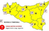 Allerta Gialla domani in Sicilia, previste piogge in tutta la regione