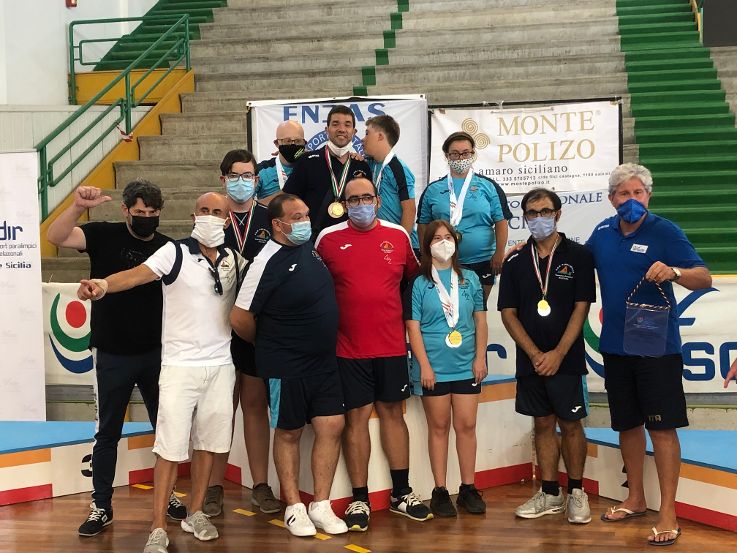 L’ASD Paralimpica “Mimì Rodolico “Mazara si riconferma campione d’Italia di tennis tavolo ai campionati italiani 2021