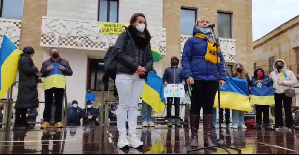 Mazara: (Video) Raduno per l'Ucraina 