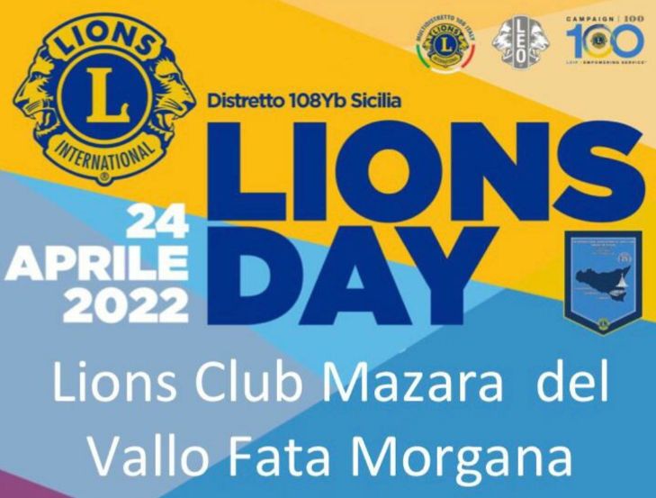 Mazara. Domenica 24 aprile 2022 si celebra il “Lions Day” giornata mondiale del Lions Clubs International
