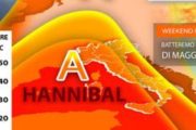 Weekend rovente con Hannibal, il più caldo dal maggio 2003