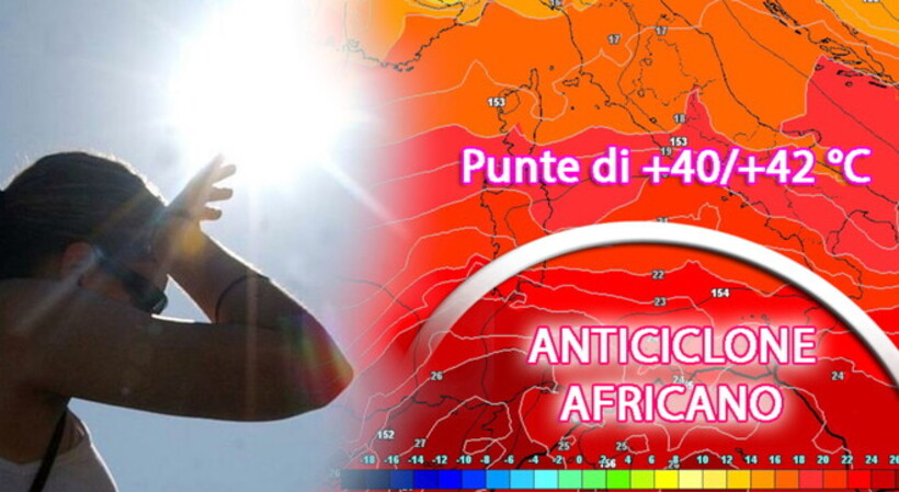 L'anticiclone africano Scipione si «impossessa» della Sicilia: domenica 5 previste punte di 42 gradi