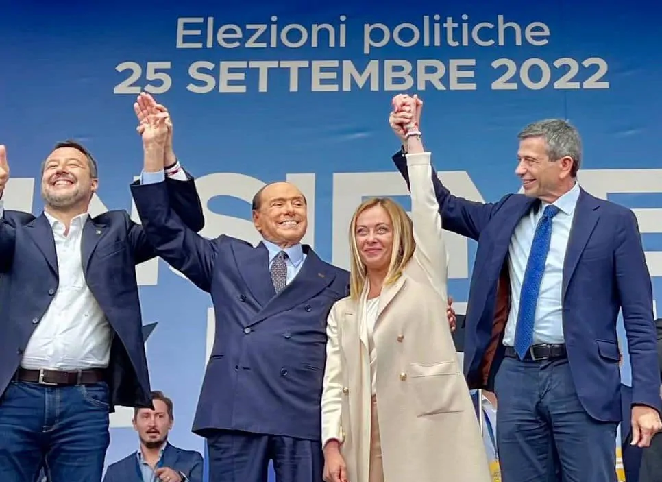 Elezioni 2022: l'Italia al Centrodestra, Fdi è primo partito. Pd al 19%, M5s terzo partito, Lega in calo