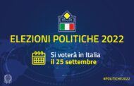 Elezioni, domenica 25 settembre si vota dalle ore 7 alle ore 23 per il rinnovo del Parlamento nazionale, del Parlamento regionale e per l'elezione del Presidente della Regione Siciliana