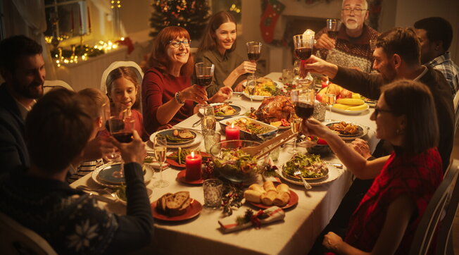 Bon ton di Natale: dieci cose fa fare o da evitare a tavola