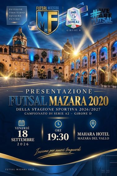 IL FUTSAL MAZARA PRESENTA LA NUOVA STAGIONE