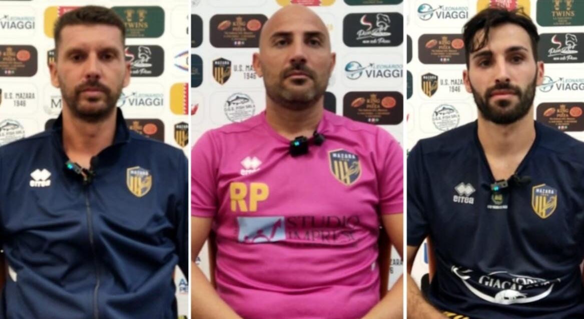 MAZARA - GEMINI 7-4 In Sala Stampa: mister Palazzo, Giardina e Monti